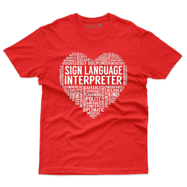 Interpreter T-Shirt - Sign Language Collection - Gubbacci