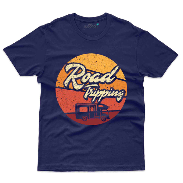 blue custom road tripping t-shirts