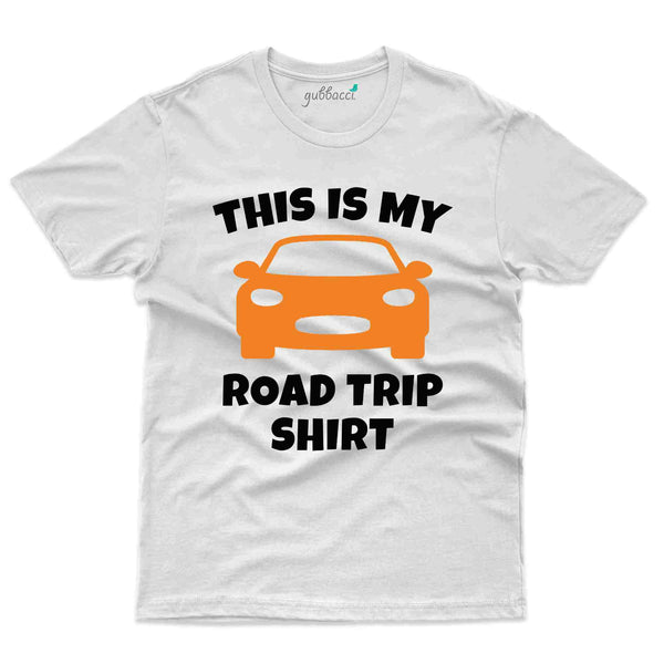 white - road trip custom t-shirts