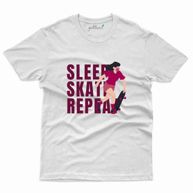 Skate Repeat T-Shirt - Skateboard Collection