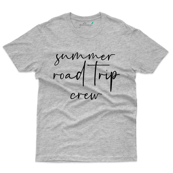 grey summer road trip t-shirts