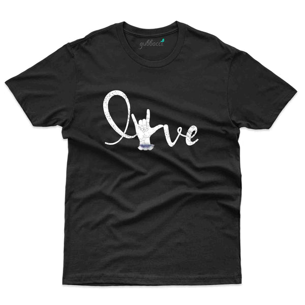 Love 2 T-Shirt - Sign Language Collection - Gubbacci