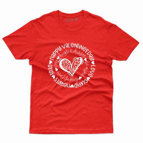 Heart Design T-Shirt - Valentine's Day T-Shirt Collection