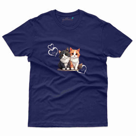 Cat Design T-Shirt - Valentine Day T-Shirt Collection