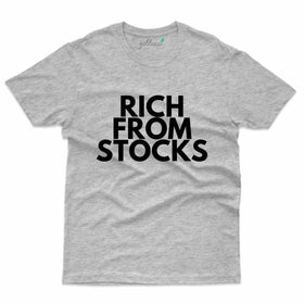 Rich From Stock T-Shirt - Stock Market Collection