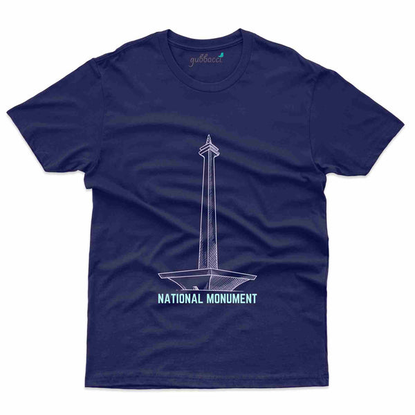 National Monument 3 T-Shirt -Indonesia Collection - Gubbacci
