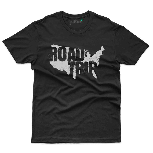 black custom road trip t-shirts