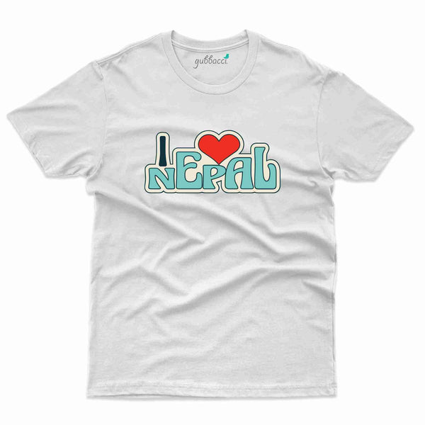 I Love Nepal T-Shirt - Nepal Collection - Gubbacci