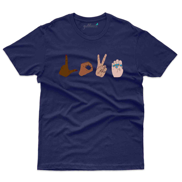 Love T-Shirt - Sign Language Collection - Gubbacci