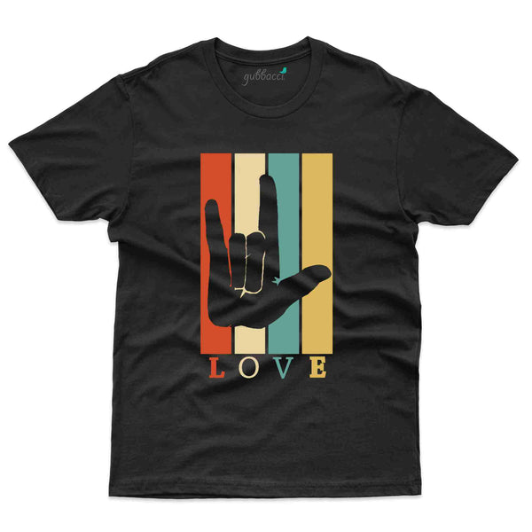 Love 2 T-Shirt - Sign Language Collection - Gubbacci