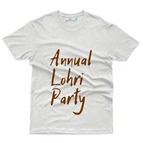 Annual Lohri Party Custom T-shirt - Lohri Collection