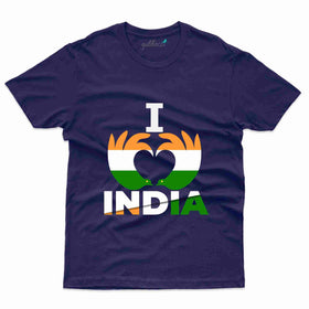 I Love India Custom T-shirt - Republic Day T-Shirt Collection