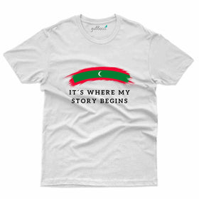 Story Begins T-Shirt - Maldives Collection