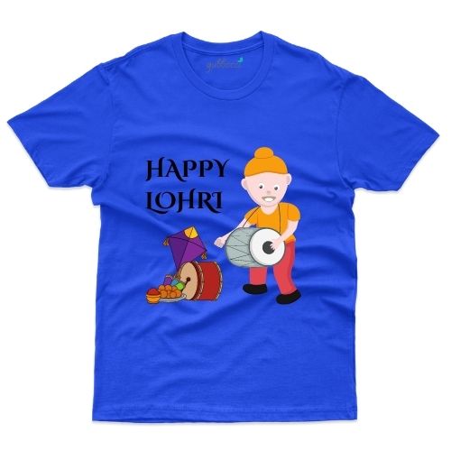 Happy Lohri 7 Custom T-shirt - Lohri Collection - Gubbacci