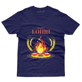 Best Custom Lohri T-shirt: Happy Lohri