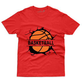 Basket Ball Crack T-Shirt - Basket Ball Collection