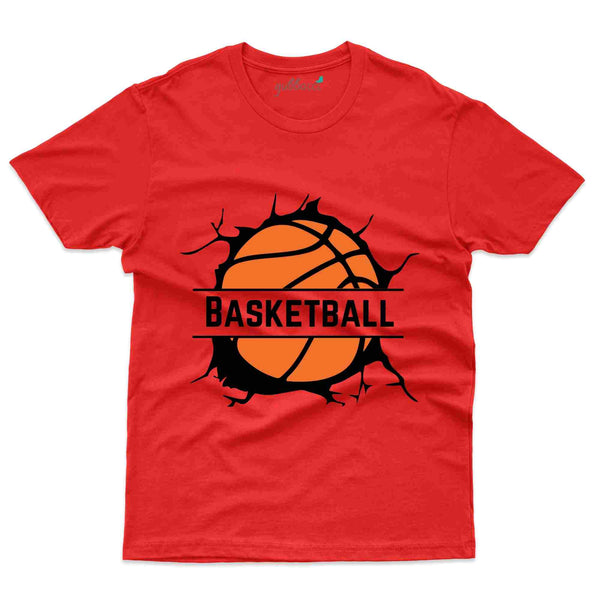 Basket Ball Crack T-Shirt - Basket Ball Collection - Gubbacci