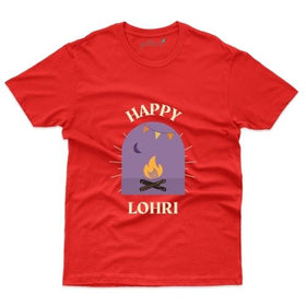 Happy Lohri Custom T-shirt - Lohri Collection