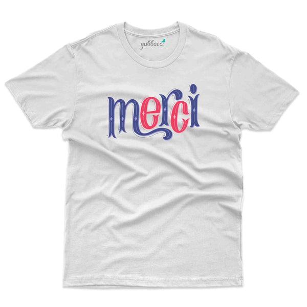 Merci T-shirt - France Collection - Gubbacci
