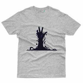 Tree as Hand Design Zombie T-shirt - Zombie Collection