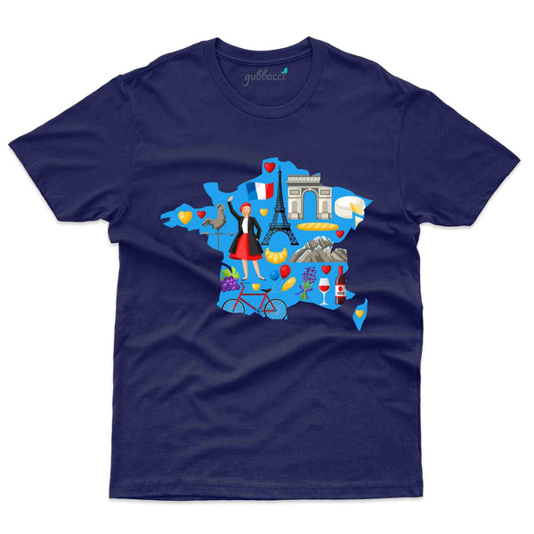 France 17 T-shirt - France Collection - Gubbacci
