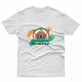 Taj Mahal Design T-shirt - Republic Day T-Shirt