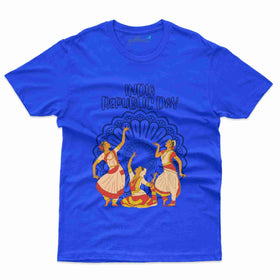 Republic Day T-shirt with Khatak Dance - Republic Day Collection