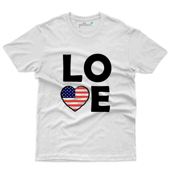 Love T-shirt - United States Collection - Gubbacci