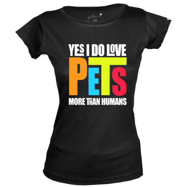 Gubbacci-India Boat Neck XS Yes i do love pets more than humans - Pet Collection Buy Yes i do love pets more than humans - Pet Collection