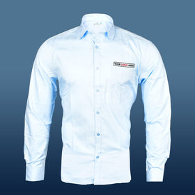 Custom Formal Blue Shirt - Full Sleeve