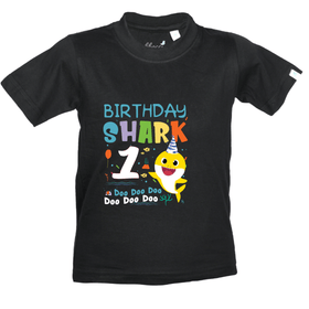 Birthday Shark 1 T-Shirt - 1st Birthday T-Shirt Collection