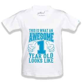 Awesome 1 Year T-Shirt - 1st Birthday T-Shirt Collection