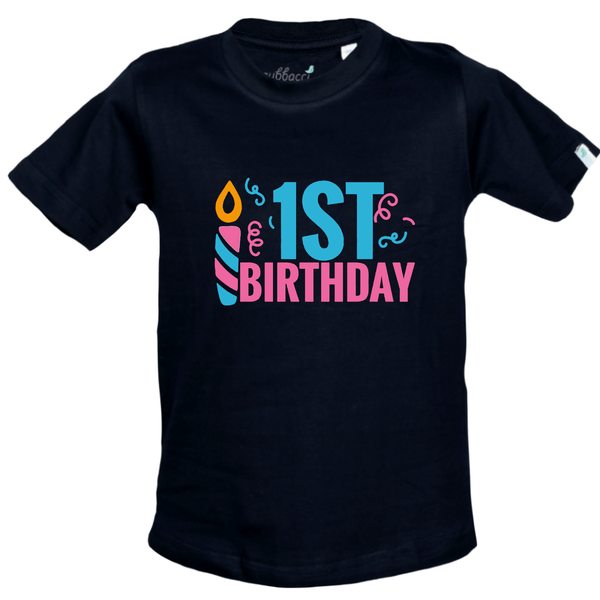 Gubbacci Apparel Kid's T-shirt 18 (12 Months) Kids 1st Birthday T-Shirt - 1st Birthday Collection Buy Kids 1st Birthday T-Shirt - 1st Birthday Collection