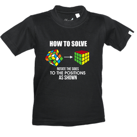 How to Solve Rubix Kids T-Shirt - Funny Kids T-Shirt