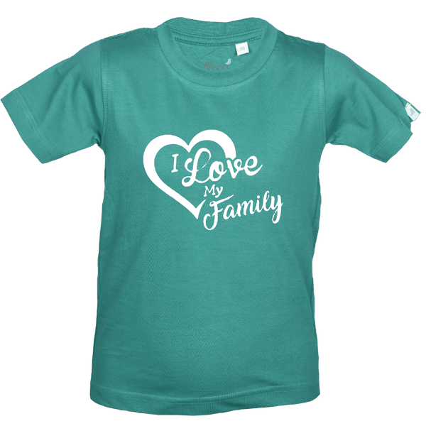 Gubbacci Apparel Kids Round Neck T-shirt 18 I love My Family T-Shirt - Funny Kids T-Shirt Buy I love My Family T-Shirt - Funny Kids T-Shirt