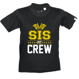 Sis pit Crew Kids T-Shirt - Funny Kids T-Shirt