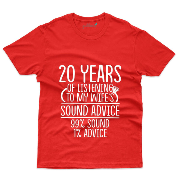 20 Years Of Listening T-Shirt - 20th Anniversary Collection - Gubbacci-India