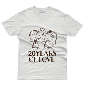 20 Years Of Love T-Shirt - 20th Anniversary Collection