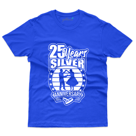 25 Years Silver Anniversary T-Shirt - 25th Marriage Anniversary
