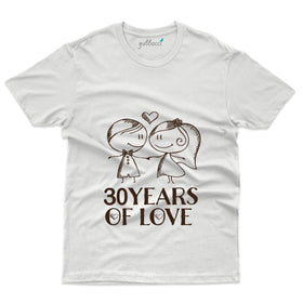 30 Years Of Love T-Shirt - 30th Anniversary Collection