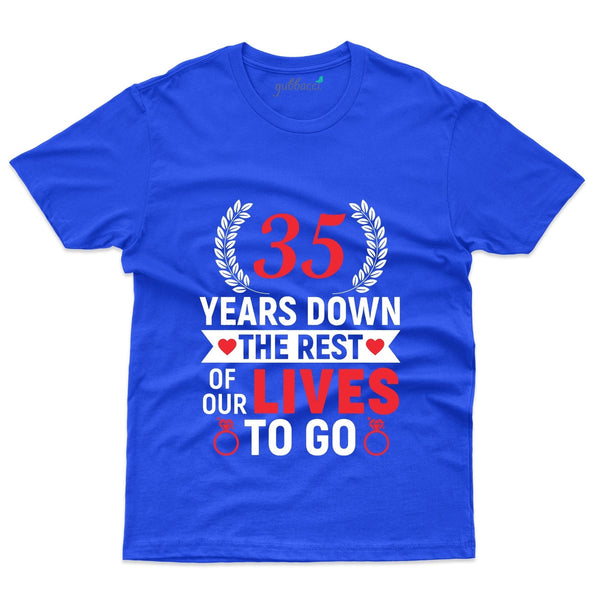 35 Years Down The Rest T-Shirt - 35th Anniversary Collection - Gubbacci-India