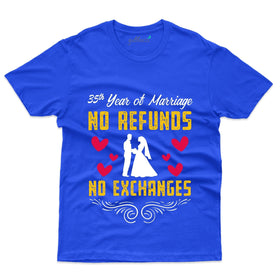 35 Years Of Marriage T-Shirt - 35th Anniversary Collection