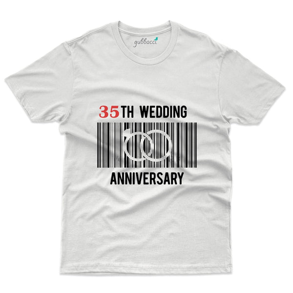 35th Wedding Anniversary T-Shirt - 35th Anniversary Collection - Gubbacci-India