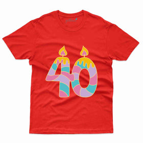Best 40 Design T-Shirt - 40th Birthday Collection