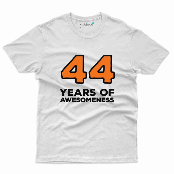 44 Years Of Being Awesome 2 T-Shirt - 44th Birthday Collection - Gubbacci-India