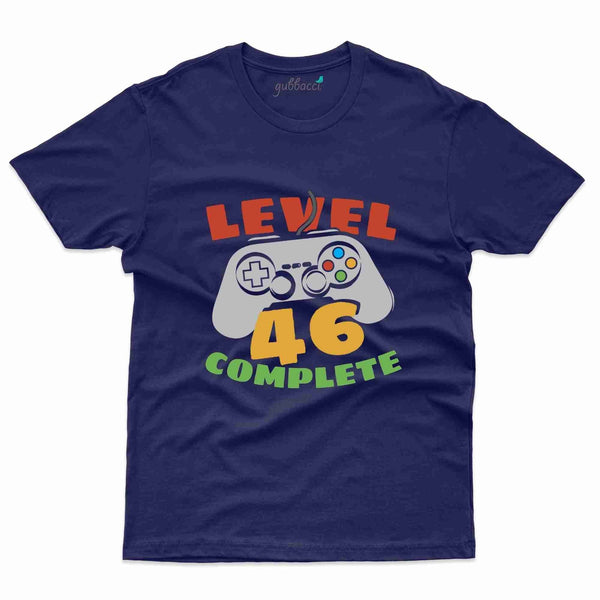 46 Level Complete 2  T-Shirt - 46th Birthday Collection - Gubbacci-India