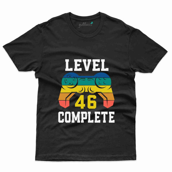 46 Level Complete 3  T-Shirt - 46th Birthday Collection - Gubbacci-India