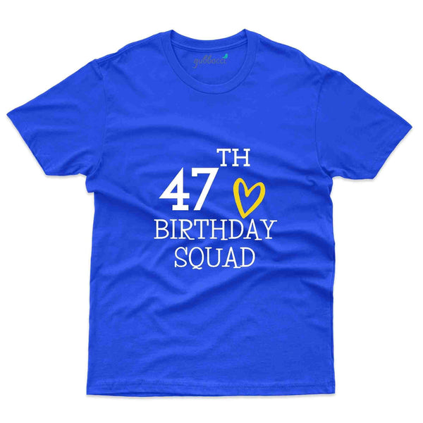 47th Birthday  T-Shirt - 47th Birthday Collection - Gubbacci-India