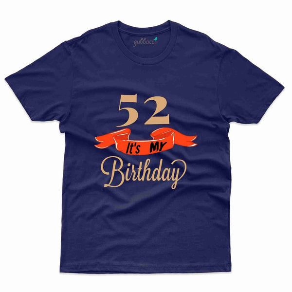 52nd Birthday T-Shirt - 52nd Collection - Gubbacci-India