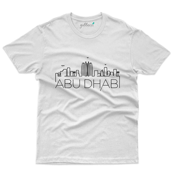 Abu Dhabi Skyline T-Shirt - Skyline Collection - Gubbacci-India